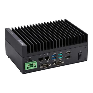 ASUS EBS-S110W Fanless Computer, Intel Atom X7000RE series processor, DDR5 SO-DIMM, DP, HDMI, dual-LAN, multiple USB & COM ports, 9-36V DC